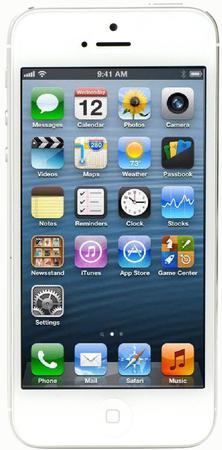 Смартфон Apple iPhone 5 64Gb White & Silver - Белгород